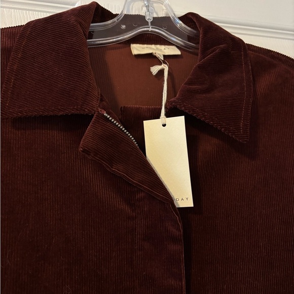 MELLODAY Corduroy Jacket and Skirt set in Burg - Picture 6 of 8